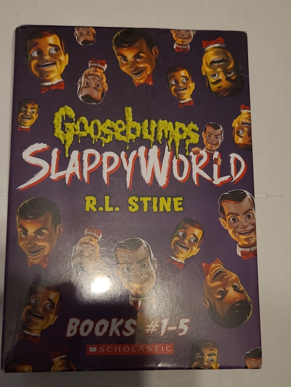 This is the Goosebumps SlappyWorld Box Set: Books 1-5 by R.L. Stine Brand New